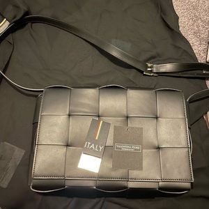 Valentino Fiore Black Leather bag